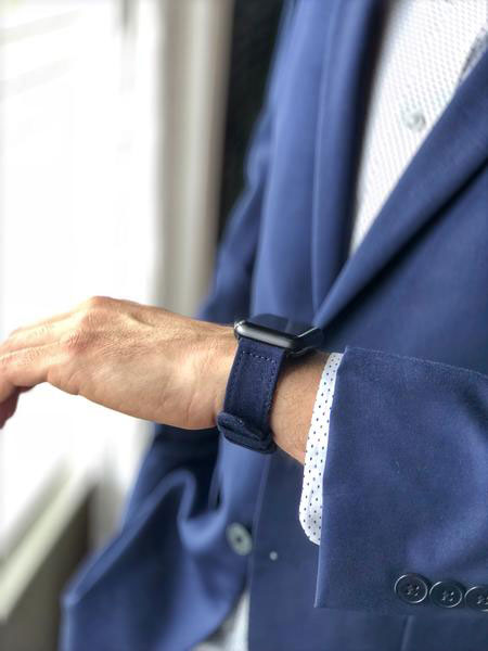 Durham - Custom made Apple Watch Band - Blue